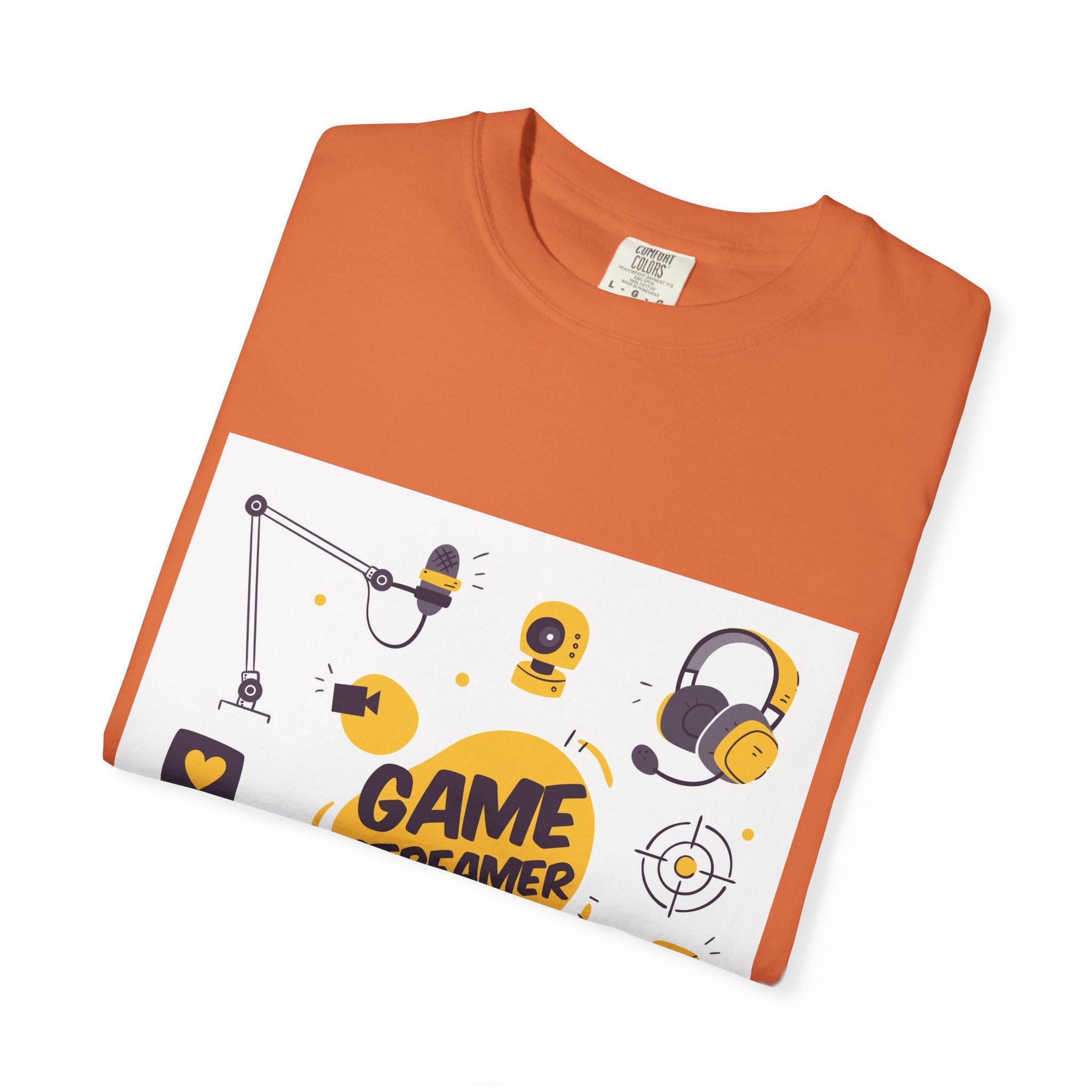 Gamer Streamer T-shirt, Unisex Casual Tee, Gaming Apparel, Twitch Merchandise, Gift for Gamers, Comfortable Cotton Shirt