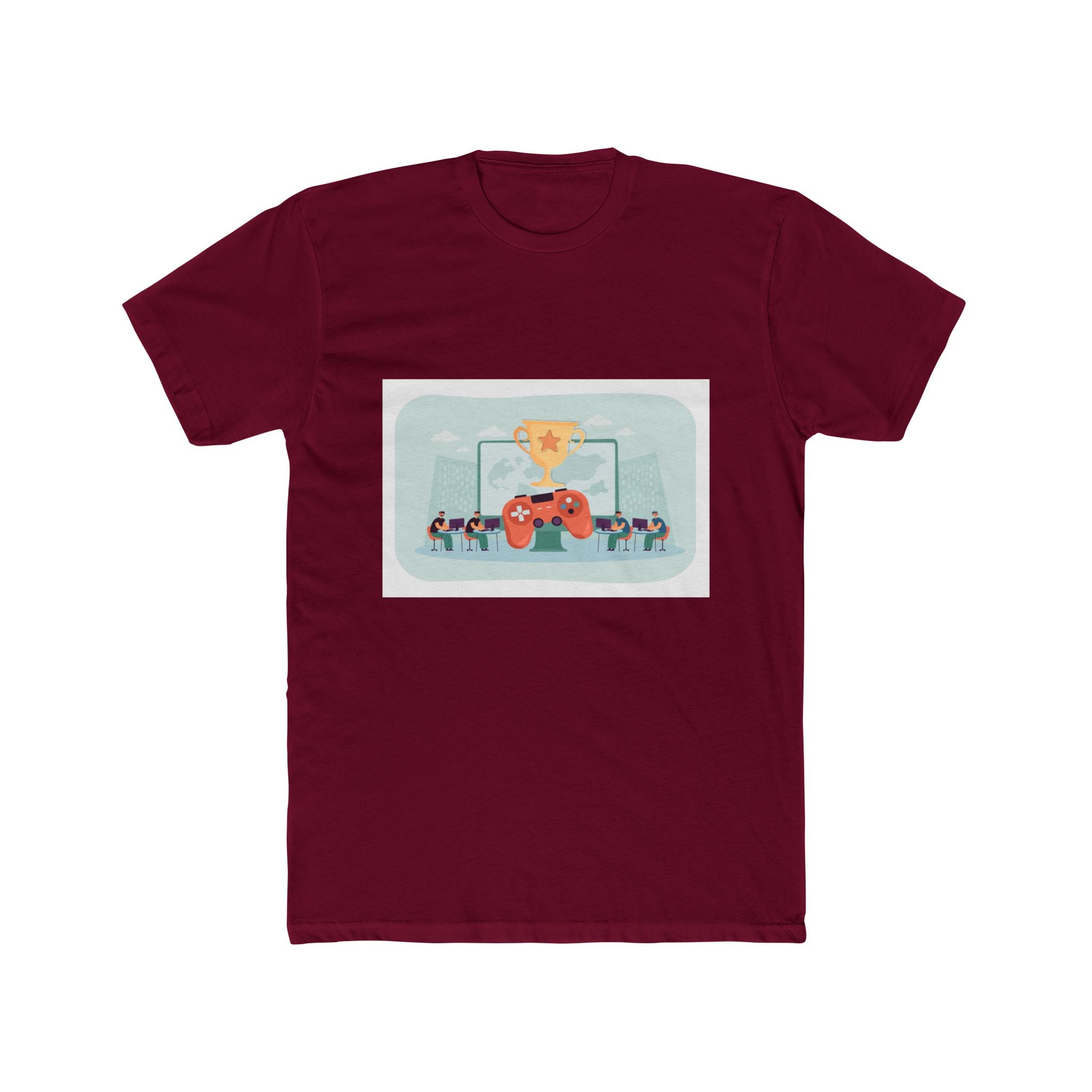 Gamer's Paradise Unisex Cotton Crew Tee, Gaming Shirt, Video Game T-Shirt, Gift for Gamers, Casual Wear, Fun Graphic Tee