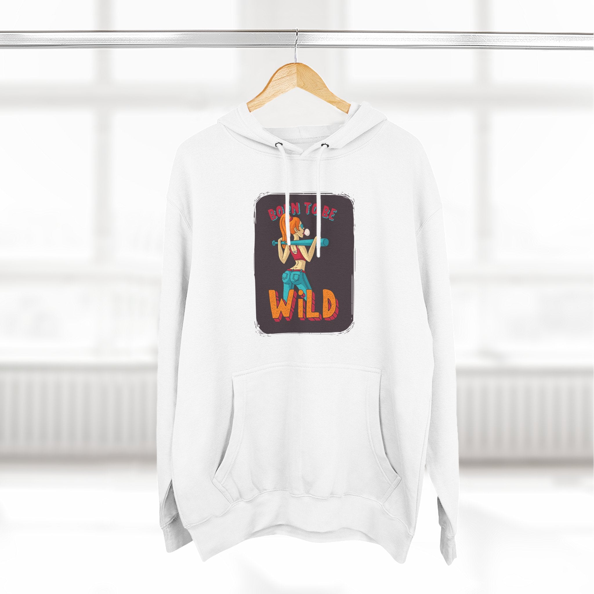 Wild Spirit Fleece Hoodie, Cozy Sweatshirt, Graphic Hoodie, Fun Gift for Adventurers, Casual Wear for Parties