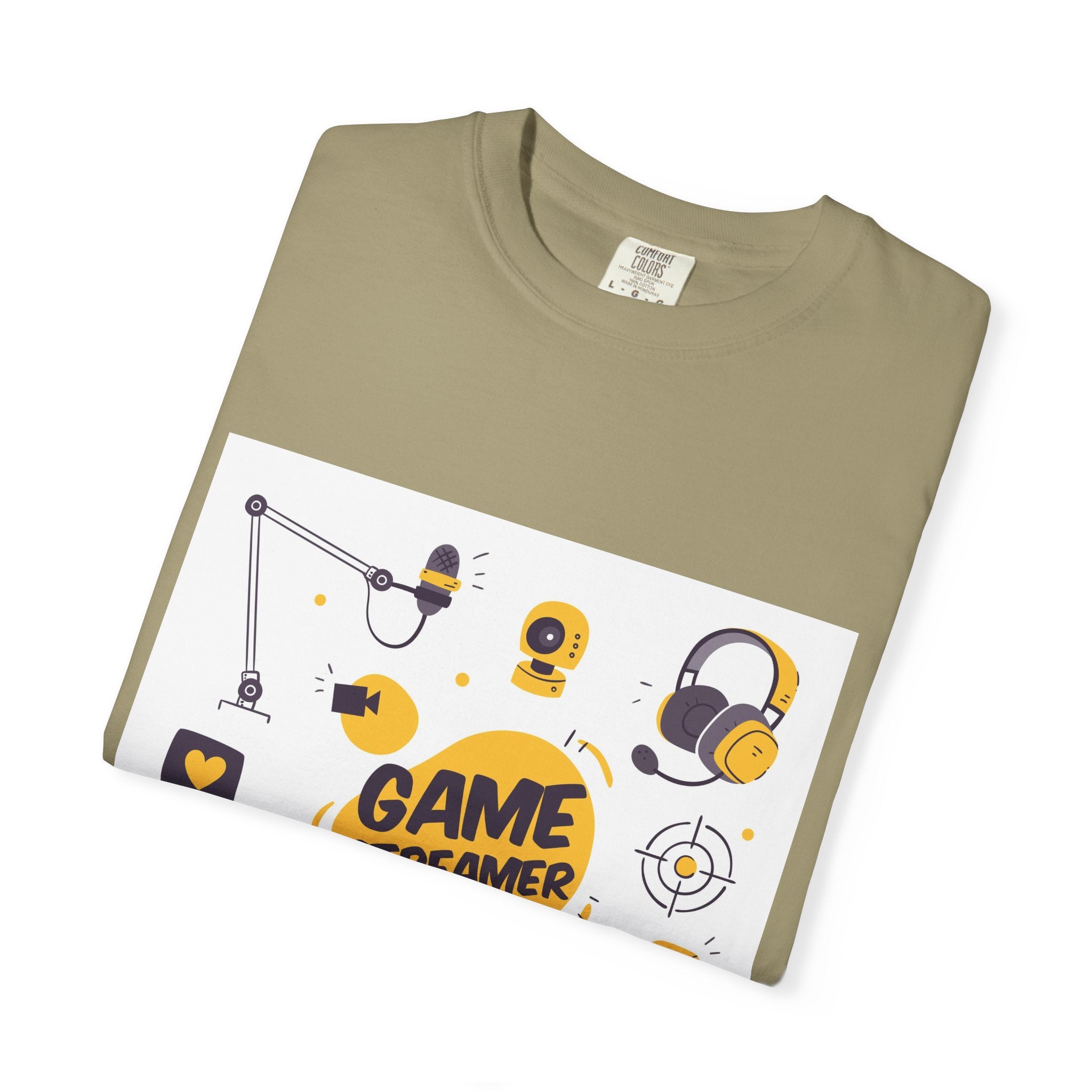 Gamer Streamer T-shirt, Unisex Casual Tee, Gaming Apparel, Twitch Merchandise, Gift for Gamers, Comfortable Cotton Shirt