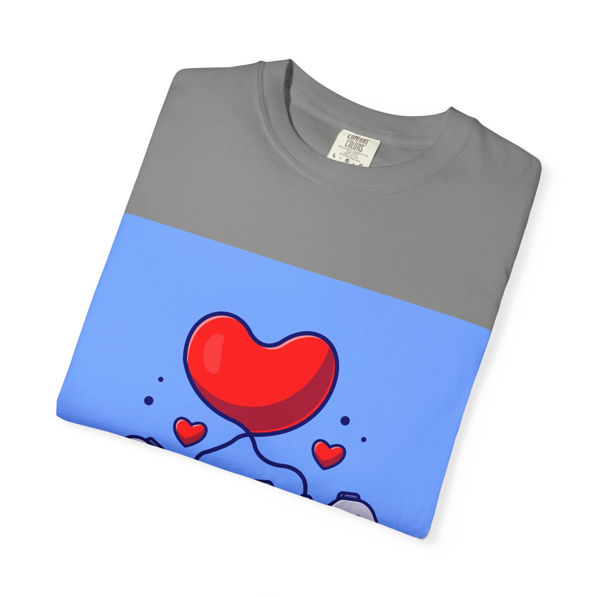 Gamer Love T-Shirt, Unisex Apparel, Cute Gaming Tee, Valentine's Gift, Gaming Enthusiast Shirt