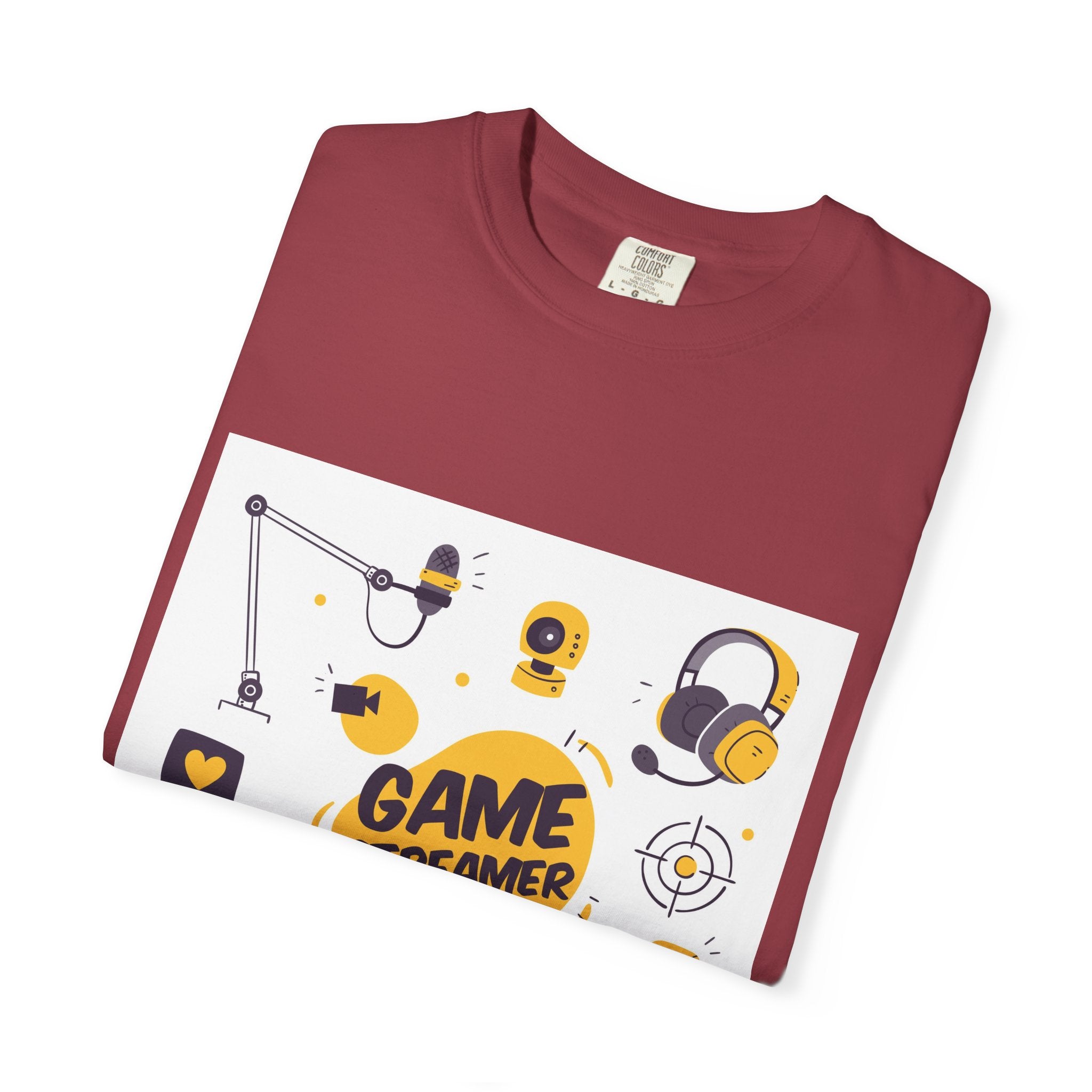 Gamer Streamer T-shirt, Unisex Casual Tee, Gaming Apparel, Twitch Merchandise, Gift for Gamers, Comfortable Cotton Shirt
