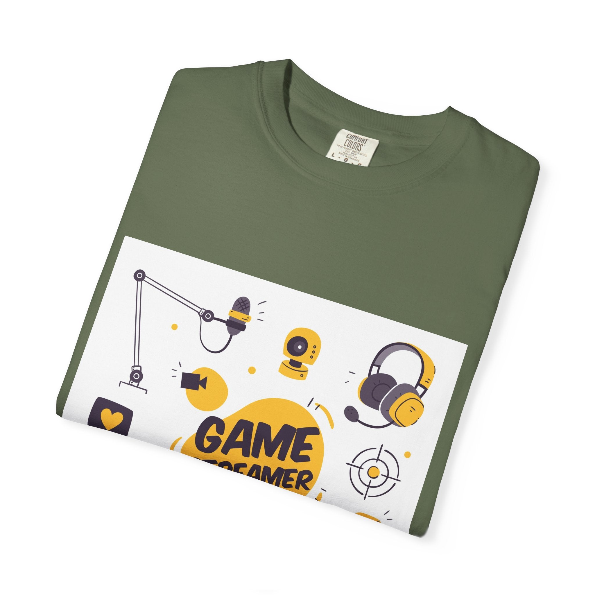 Gamer Streamer T-shirt, Unisex Casual Tee, Gaming Apparel, Twitch Merchandise, Gift for Gamers, Comfortable Cotton Shirt