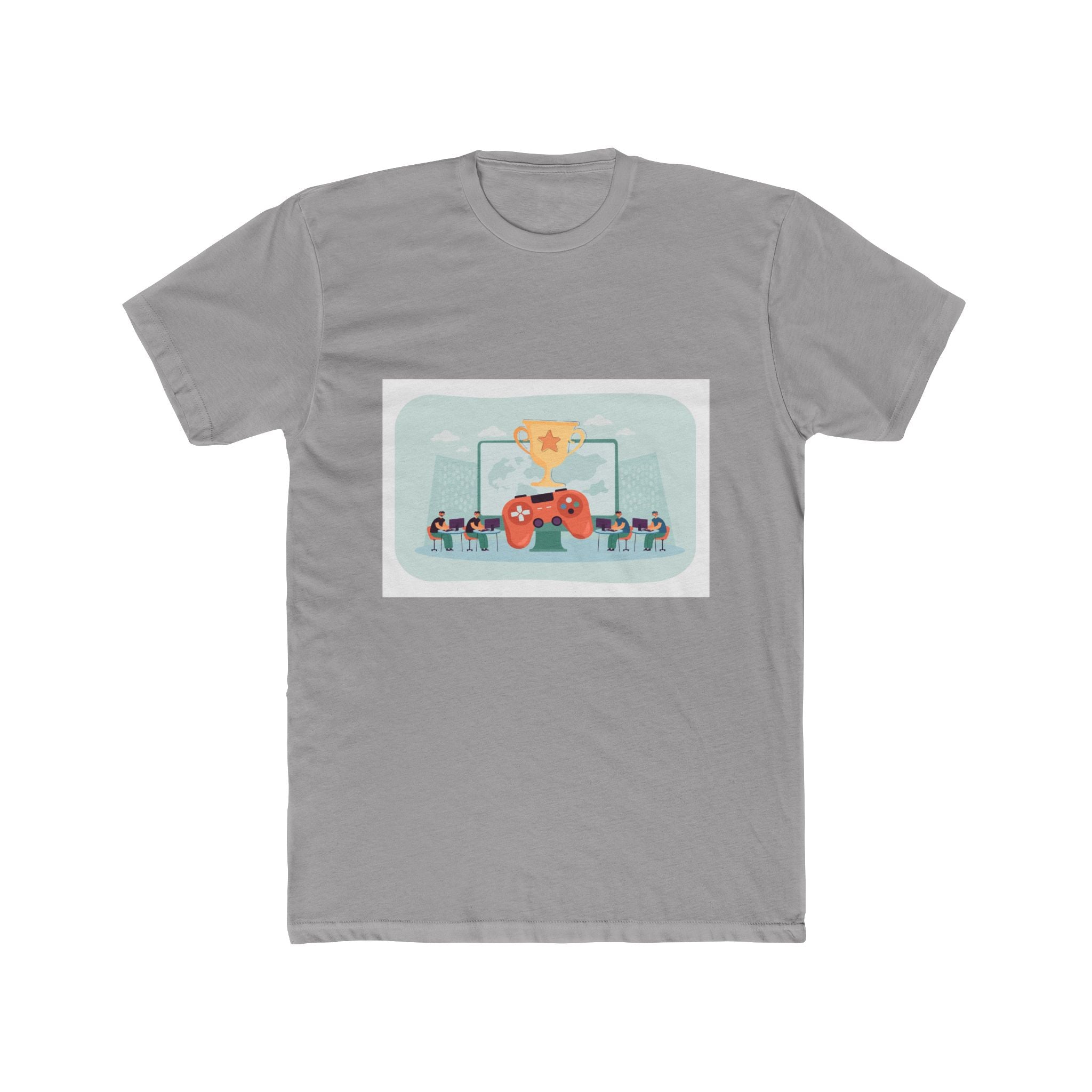 Gamer's Paradise Unisex Cotton Crew Tee, Gaming Shirt, Video Game T-Shirt, Gift for Gamers, Casual Wear, Fun Graphic Tee