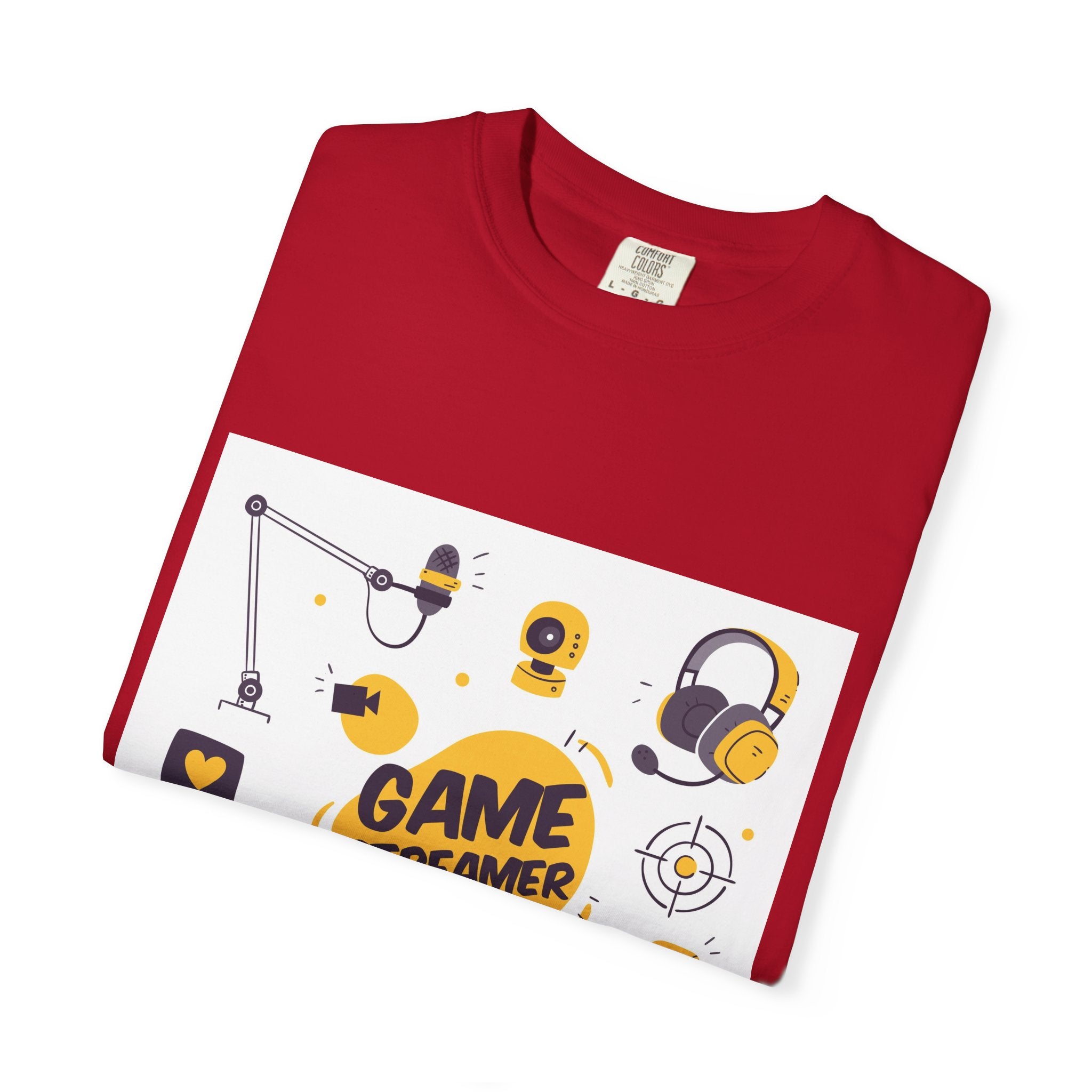 Gamer Streamer T-shirt, Unisex Casual Tee, Gaming Apparel, Twitch Merchandise, Gift for Gamers, Comfortable Cotton Shirt