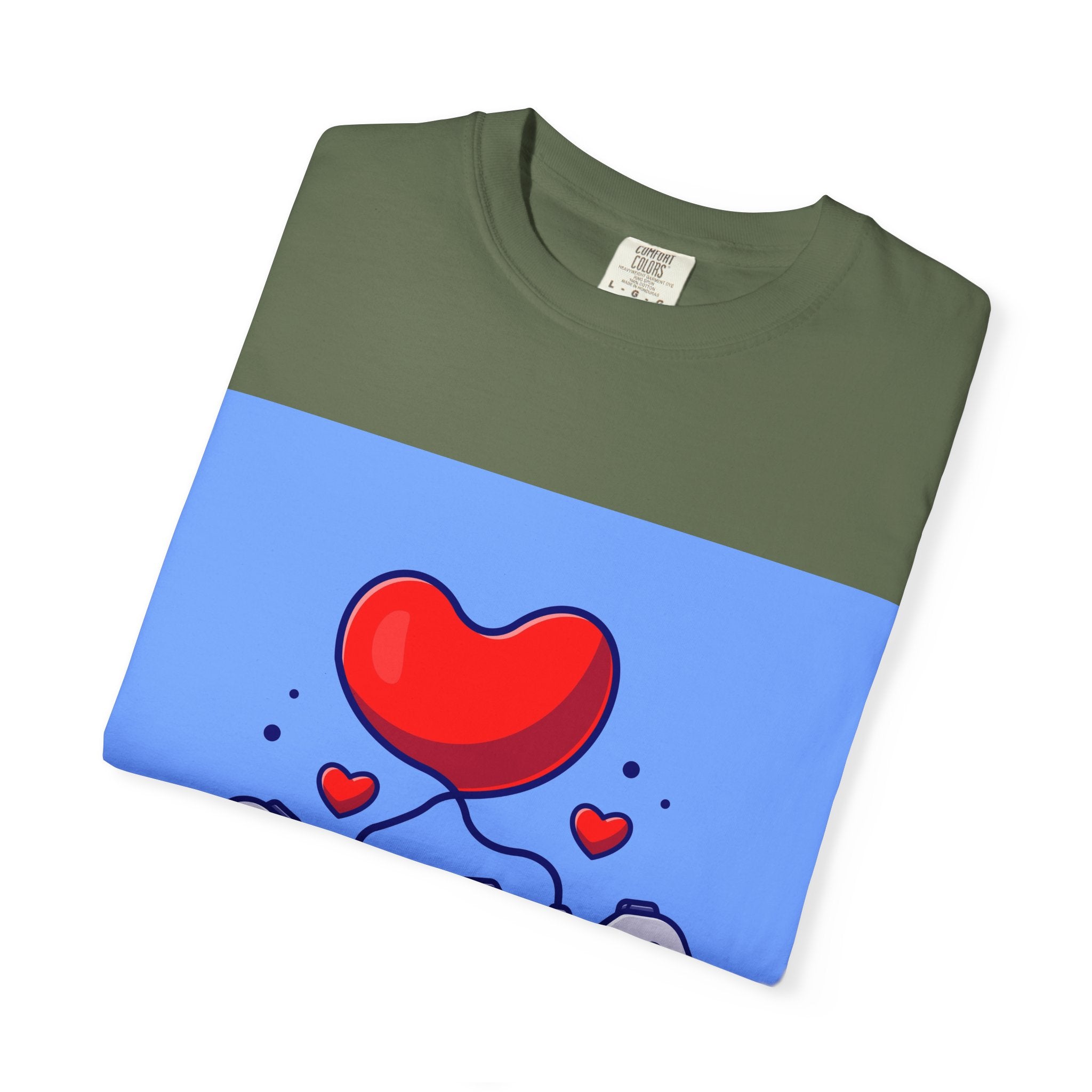 Gamer Love T-Shirt, Unisex Apparel, Cute Gaming Tee, Valentine's Gift, Gaming Enthusiast Shirt