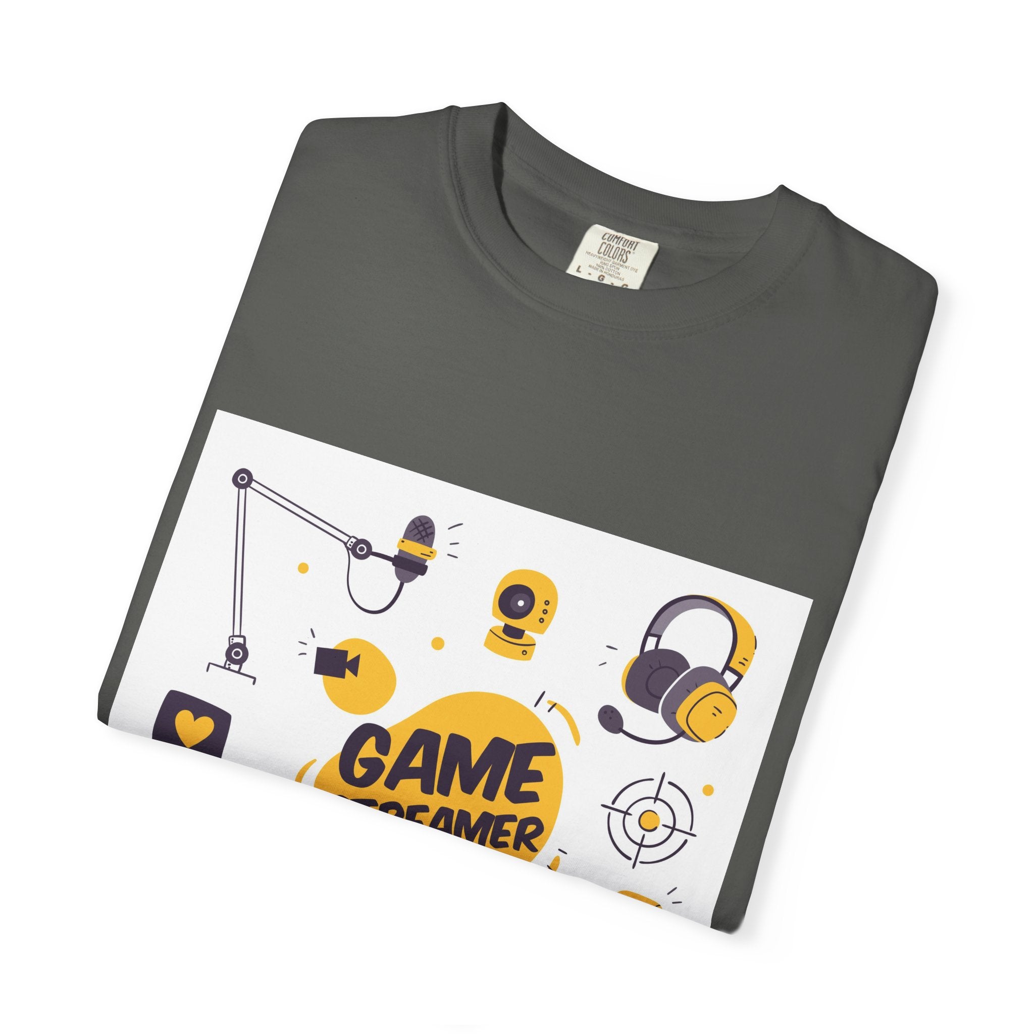 Gamer Streamer T-shirt, Unisex Casual Tee, Gaming Apparel, Twitch Merchandise, Gift for Gamers, Comfortable Cotton Shirt
