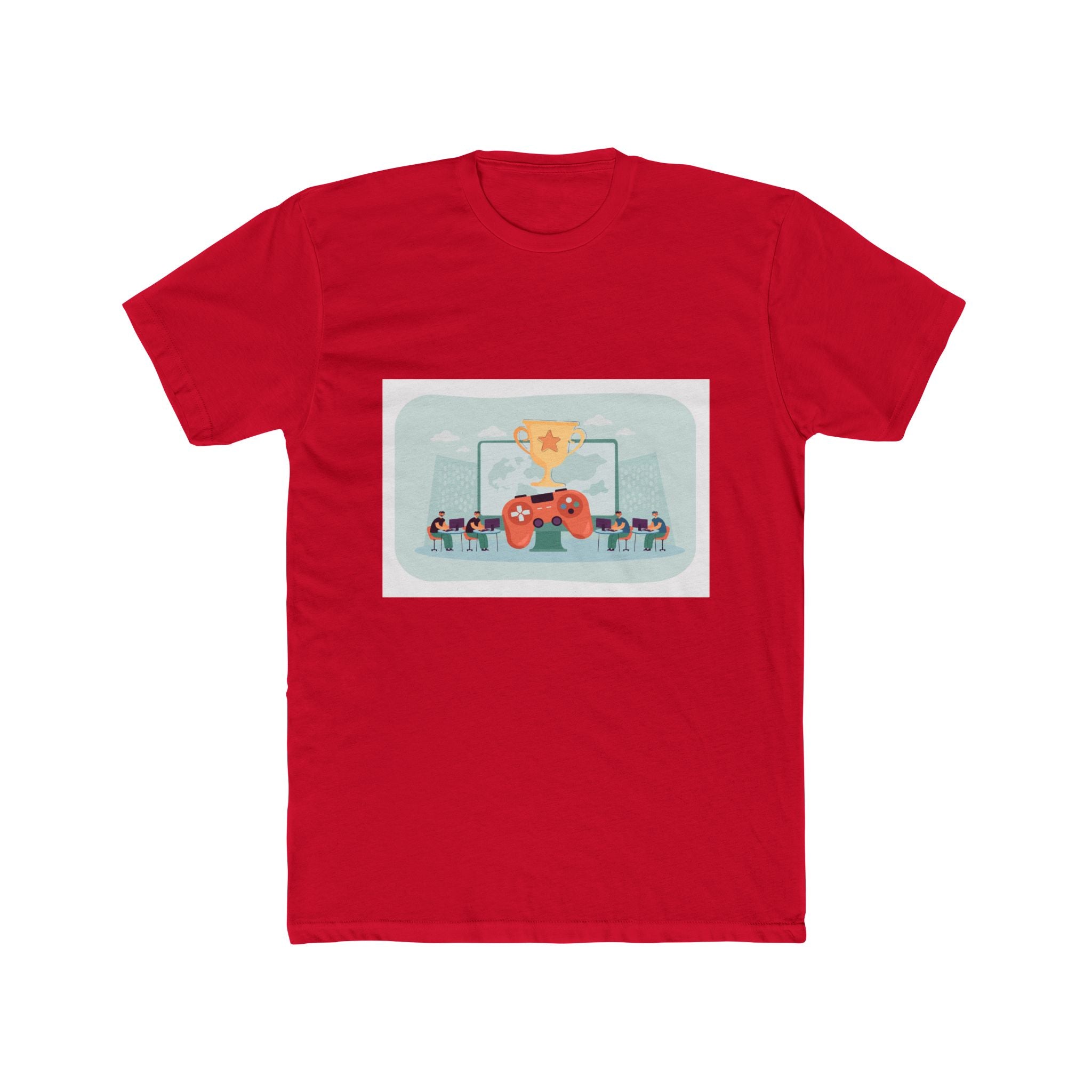 Gamer's Paradise Unisex Cotton Crew Tee, Gaming Shirt, Video Game T-Shirt, Gift for Gamers, Casual Wear, Fun Graphic Tee
