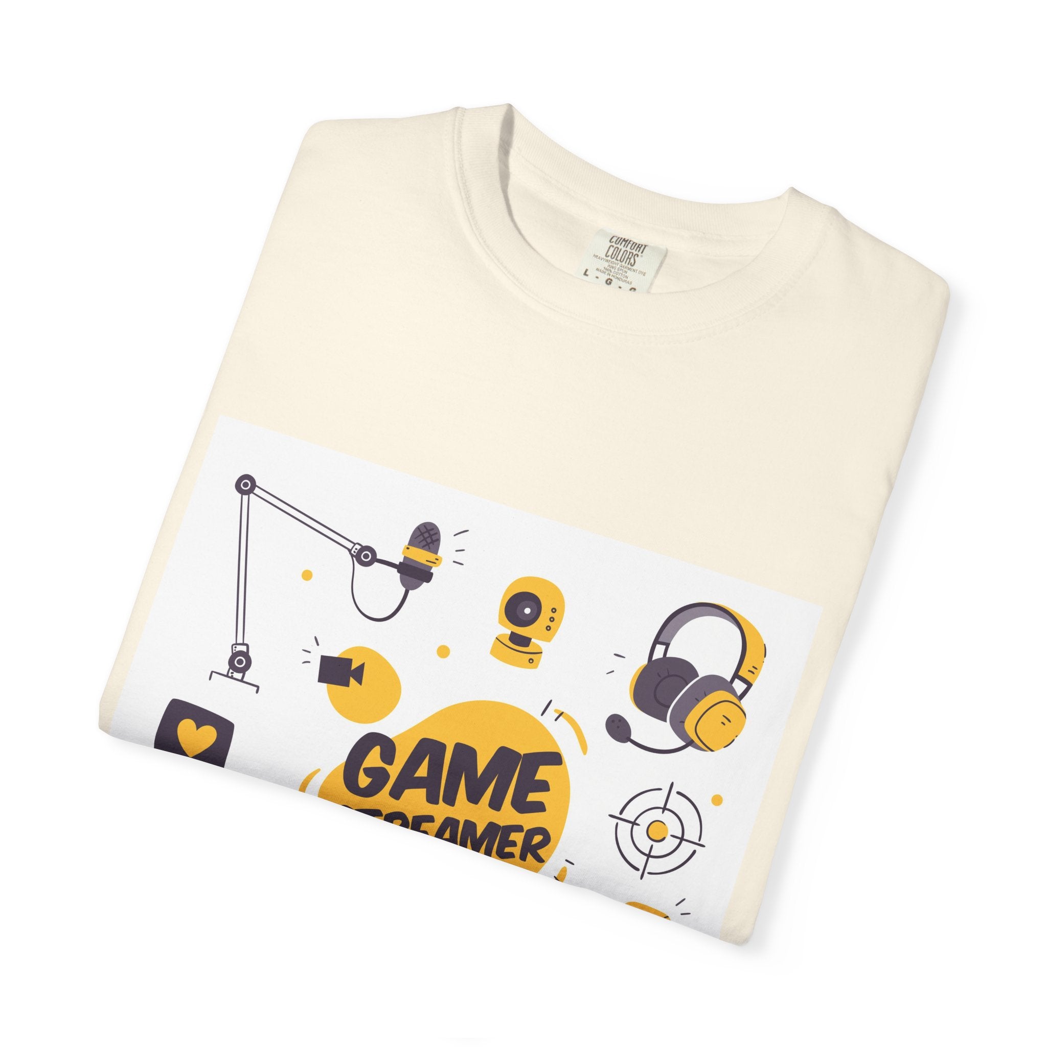 Gamer Streamer T-shirt, Unisex Casual Tee, Gaming Apparel, Twitch Merchandise, Gift for Gamers, Comfortable Cotton Shirt