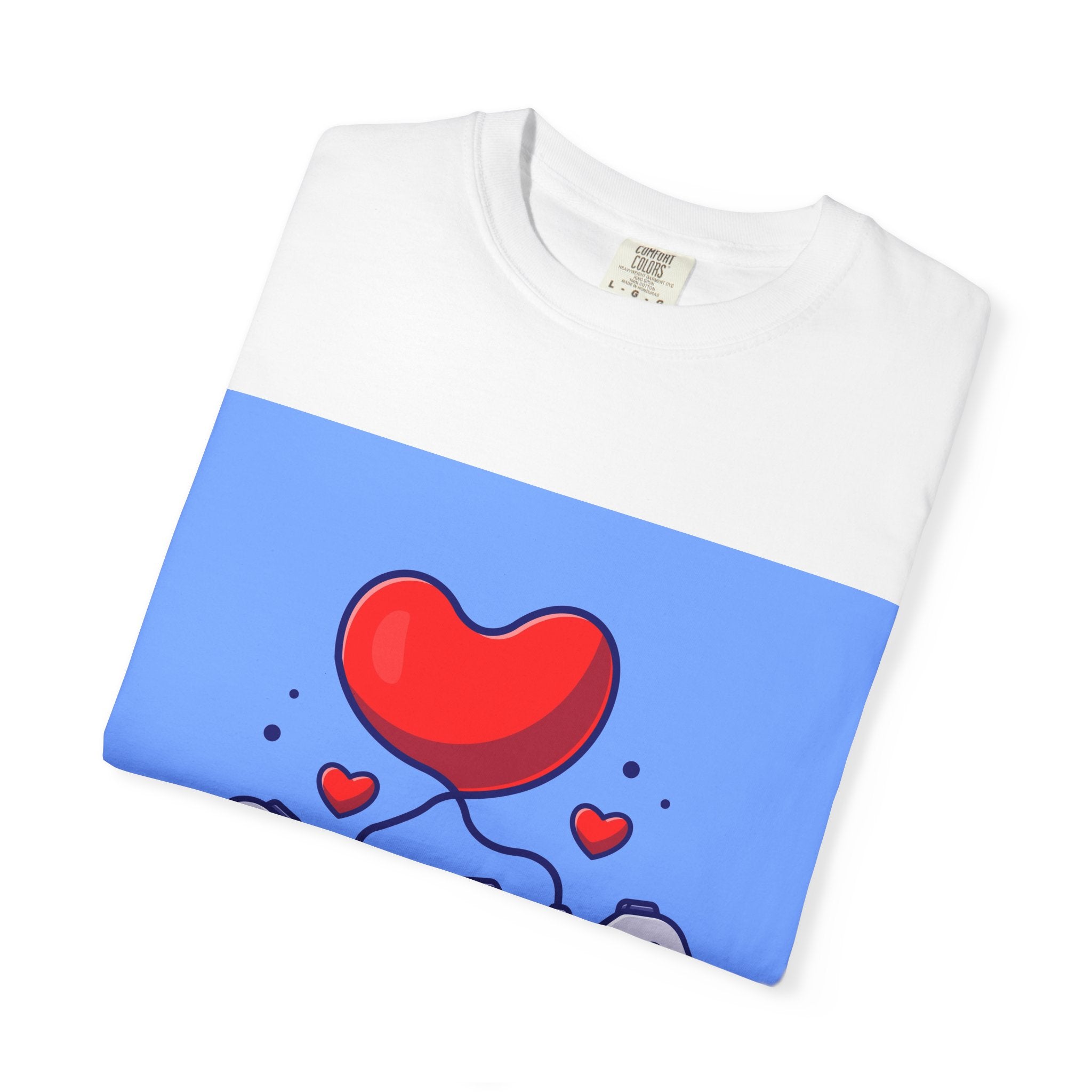Gamer Love T-Shirt, Unisex Apparel, Cute Gaming Tee, Valentine's Gift, Gaming Enthusiast Shirt