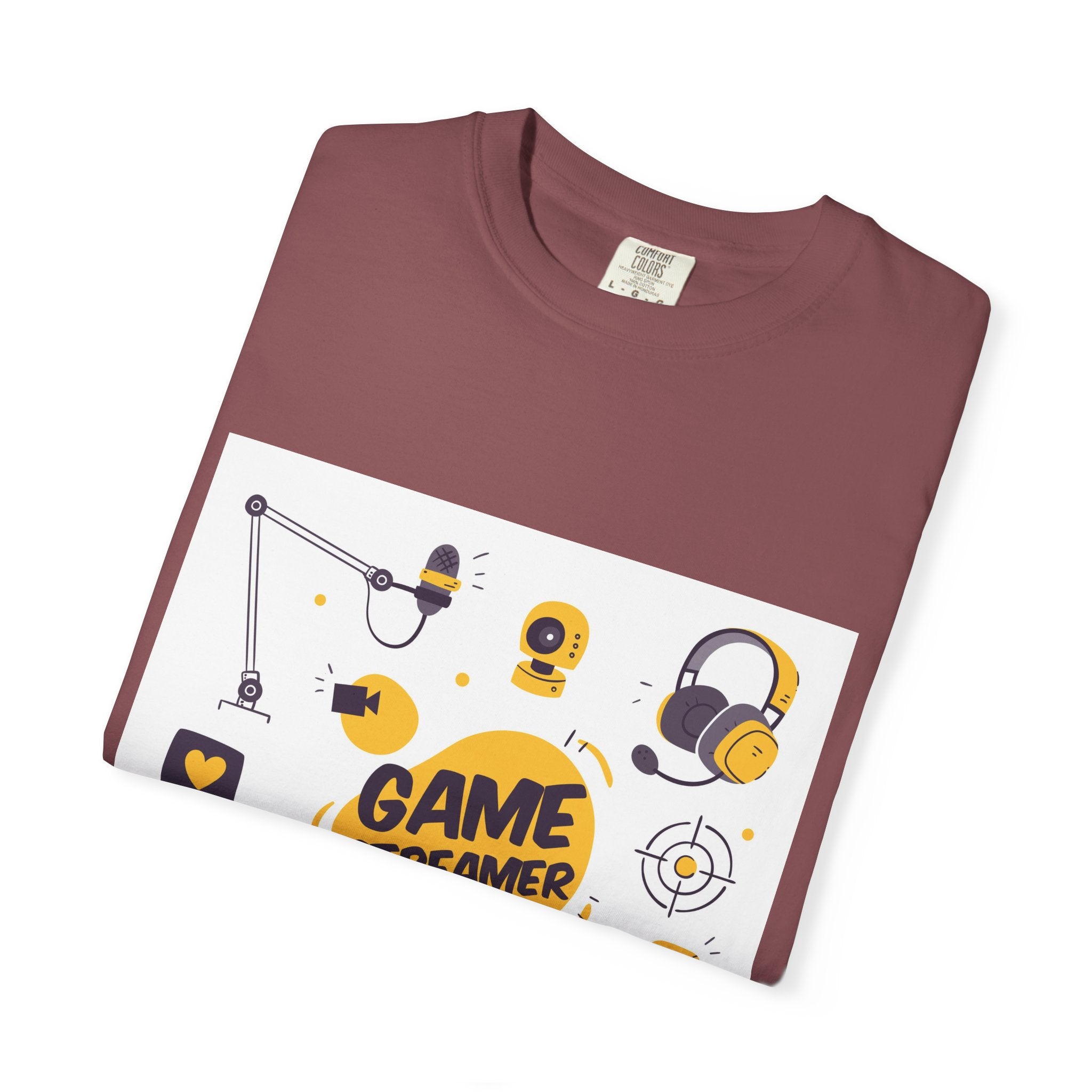 Gamer Streamer T-shirt, Unisex Casual Tee, Gaming Apparel, Twitch Merchandise, Gift for Gamers, Comfortable Cotton Shirt