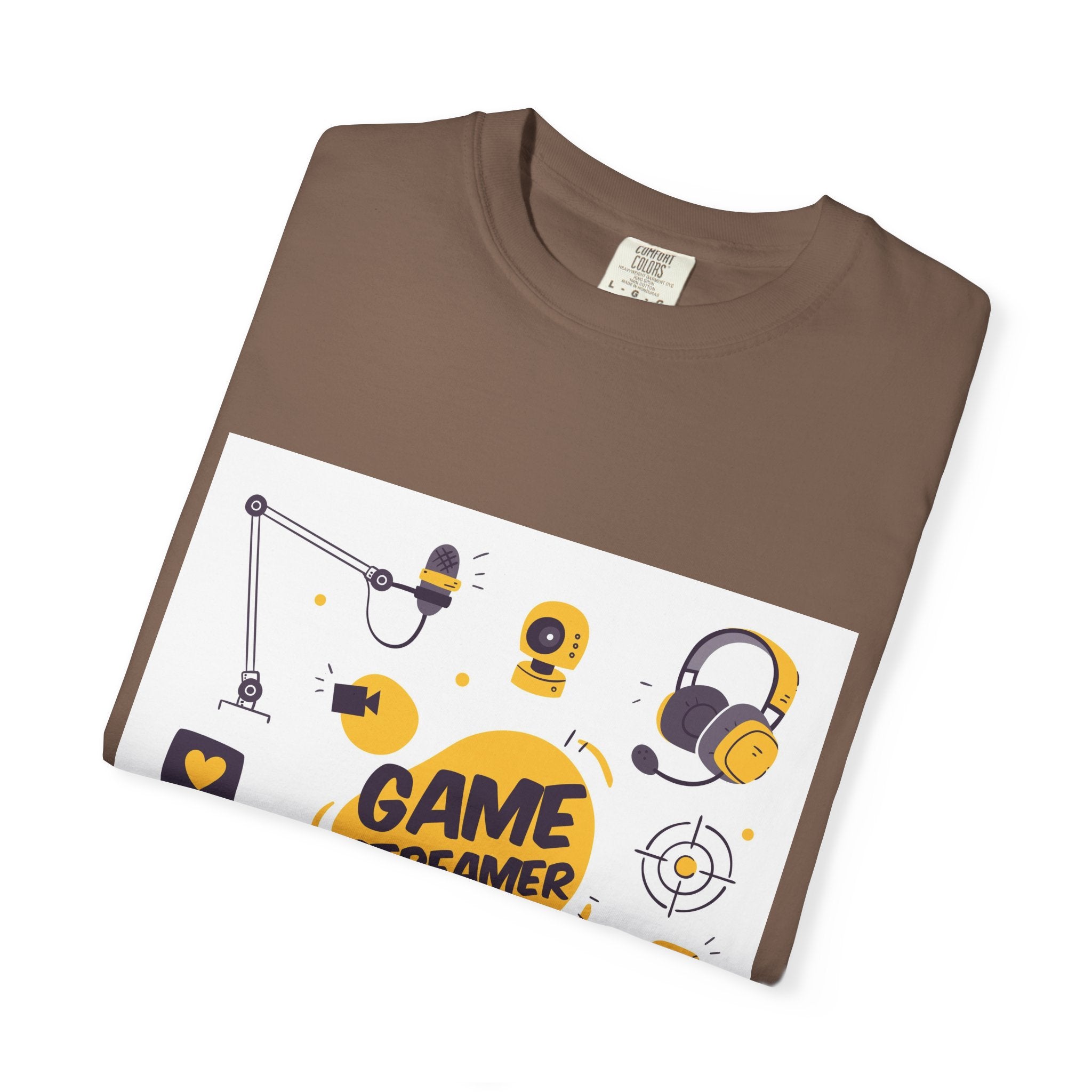 Gamer Streamer T-shirt, Unisex Casual Tee, Gaming Apparel, Twitch Merchandise, Gift for Gamers, Comfortable Cotton Shirt