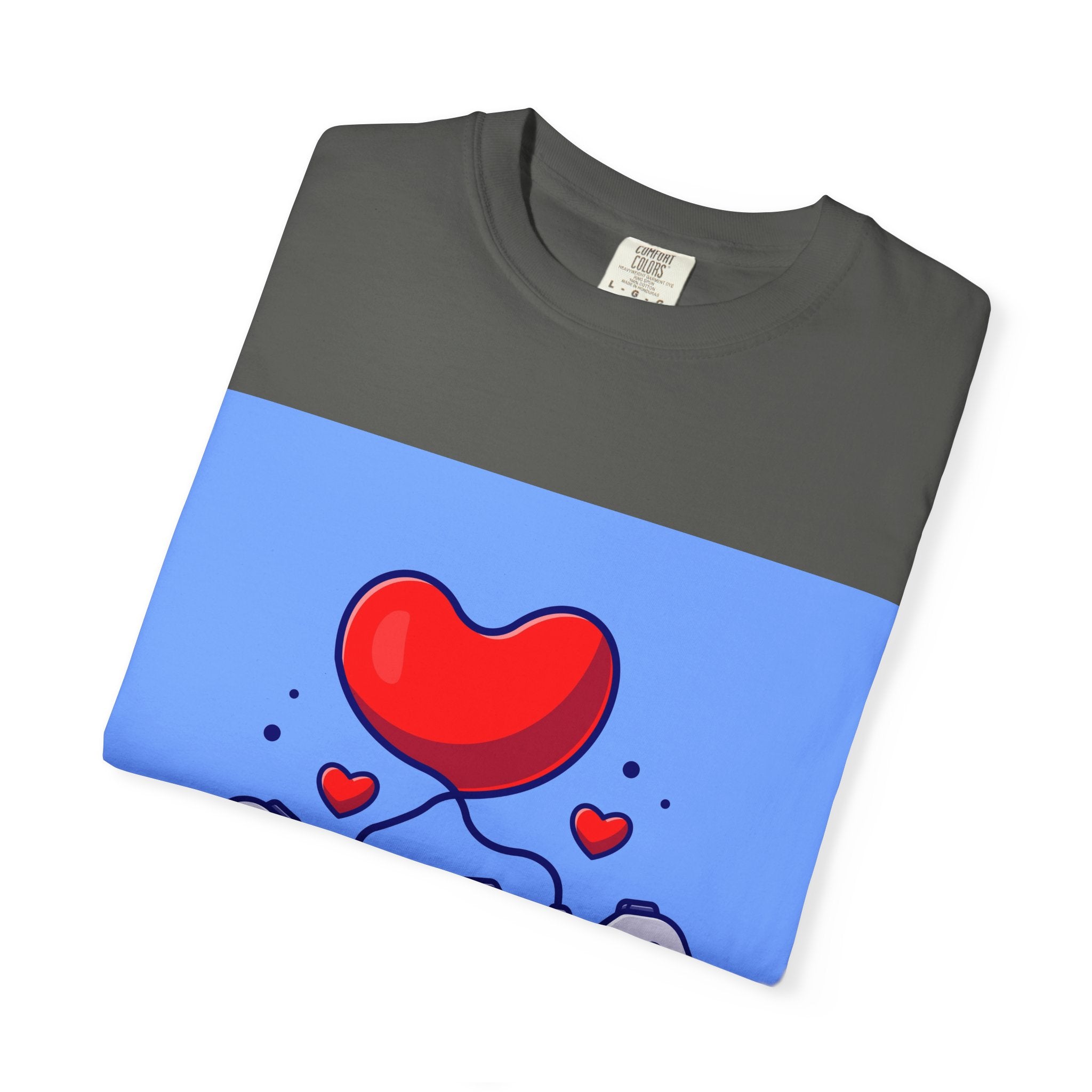 Gamer Love T-Shirt, Unisex Apparel, Cute Gaming Tee, Valentine's Gift, Gaming Enthusiast Shirt