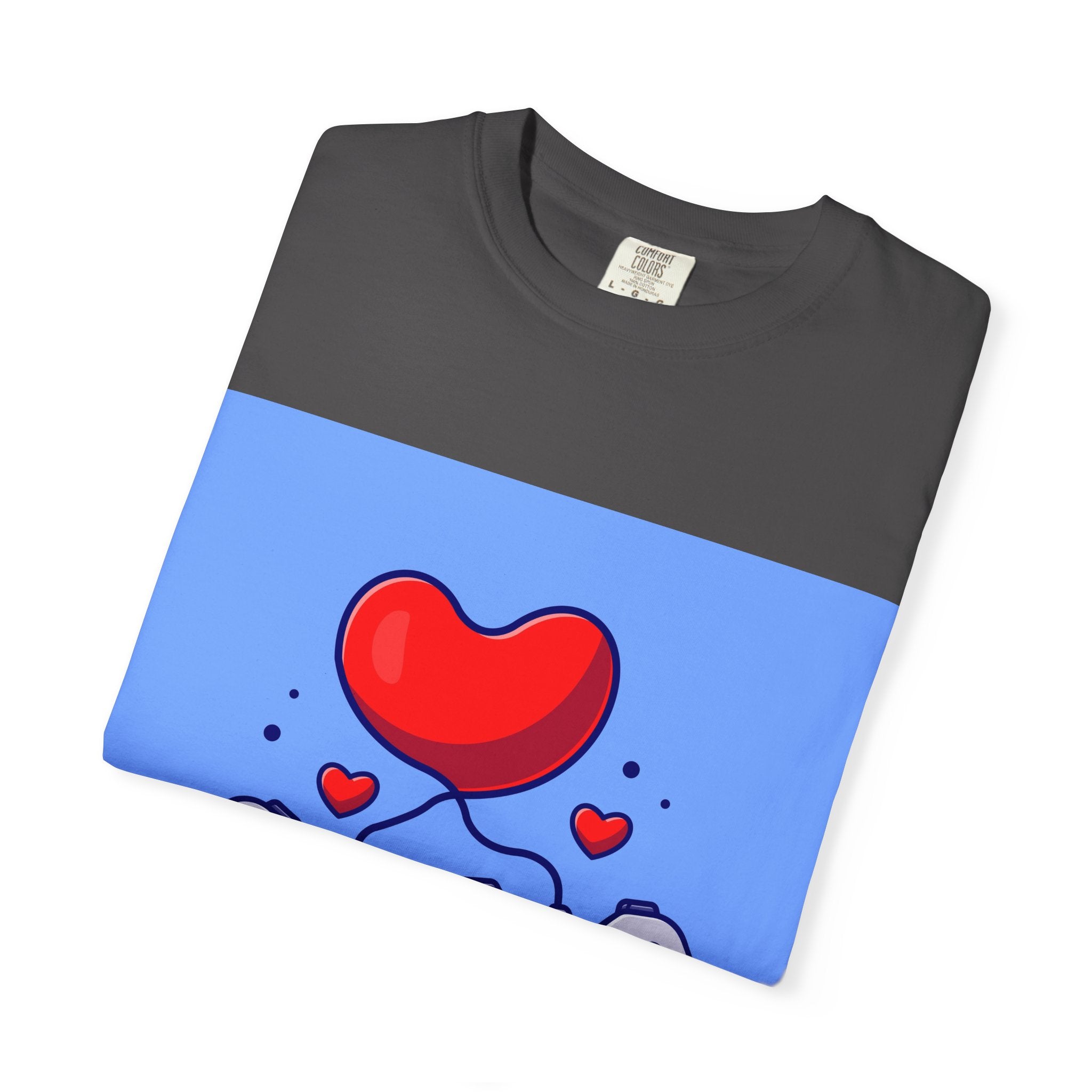 Gamer Love T-Shirt, Unisex Apparel, Cute Gaming Tee, Valentine's Gift, Gaming Enthusiast Shirt