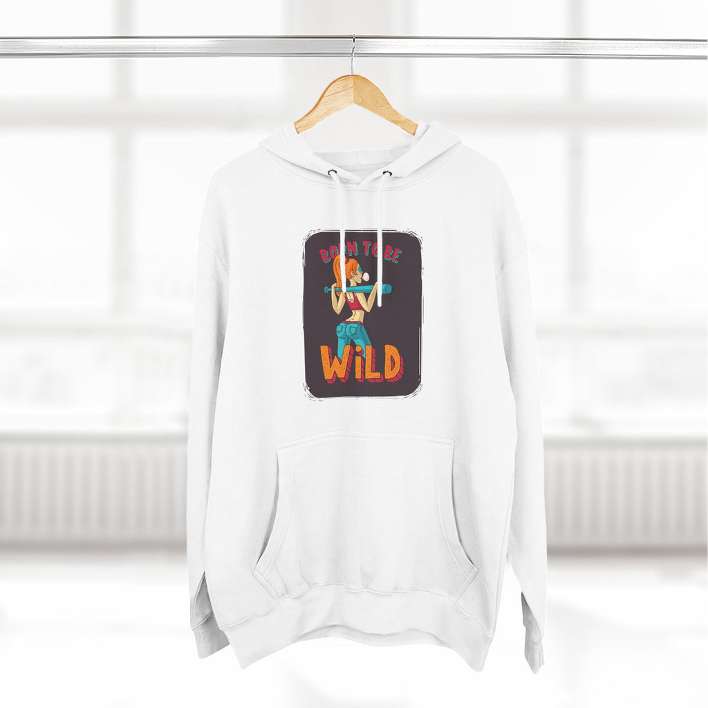 Wild Spirit Fleece Hoodie, Cozy Sweatshirt, Graphic Hoodie, Fun Gift for Adventurers, Casual Wear for Parties