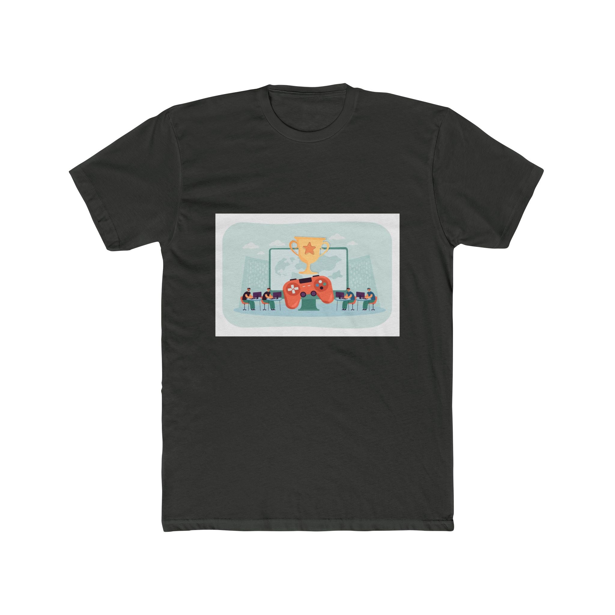 Gamer's Paradise Unisex Cotton Crew Tee, Gaming Shirt, Video Game T-Shirt, Gift for Gamers, Casual Wear, Fun Graphic Tee