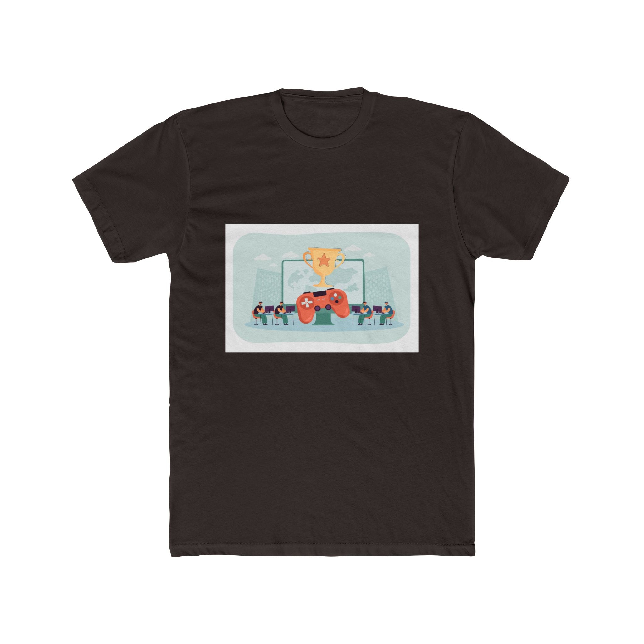 Gamer's Paradise Unisex Cotton Crew Tee, Gaming Shirt, Video Game T-Shirt, Gift for Gamers, Casual Wear, Fun Graphic Tee