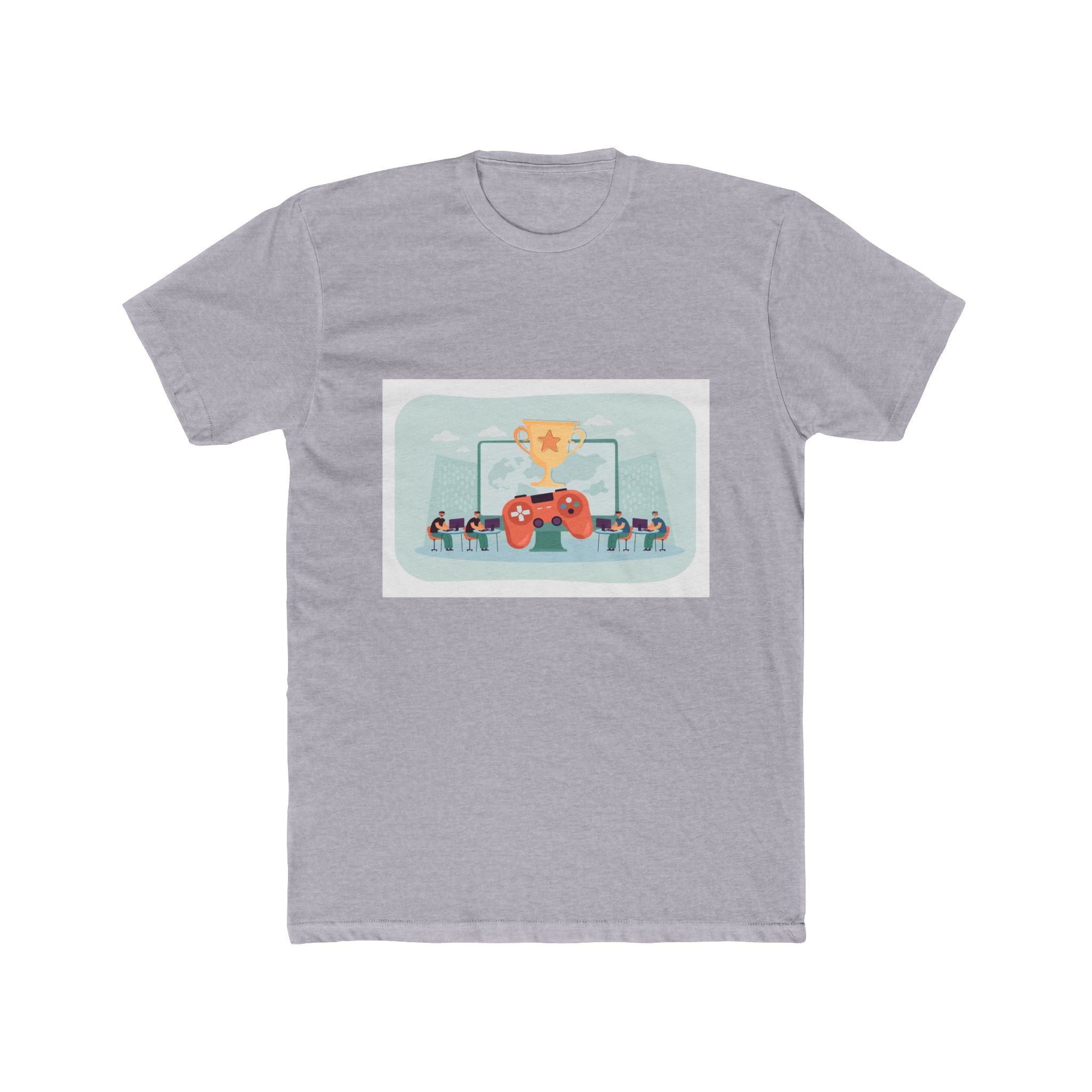 Gamer's Paradise Unisex Cotton Crew Tee, Gaming Shirt, Video Game T-Shirt, Gift for Gamers, Casual Wear, Fun Graphic Tee