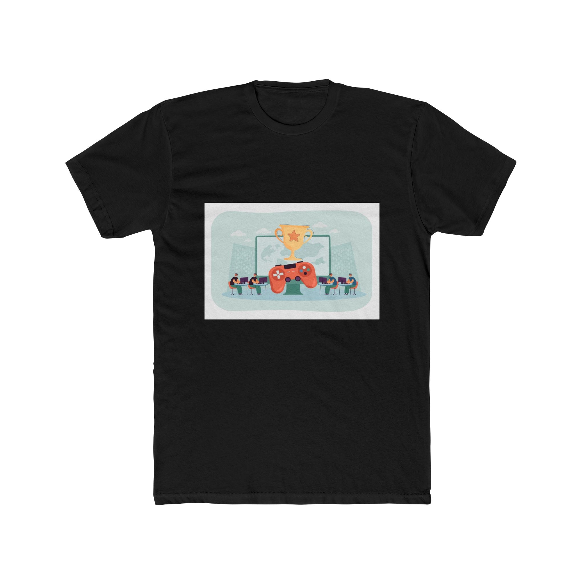 Gamer's Paradise Unisex Cotton Crew Tee, Gaming Shirt, Video Game T-Shirt, Gift for Gamers, Casual Wear, Fun Graphic Tee