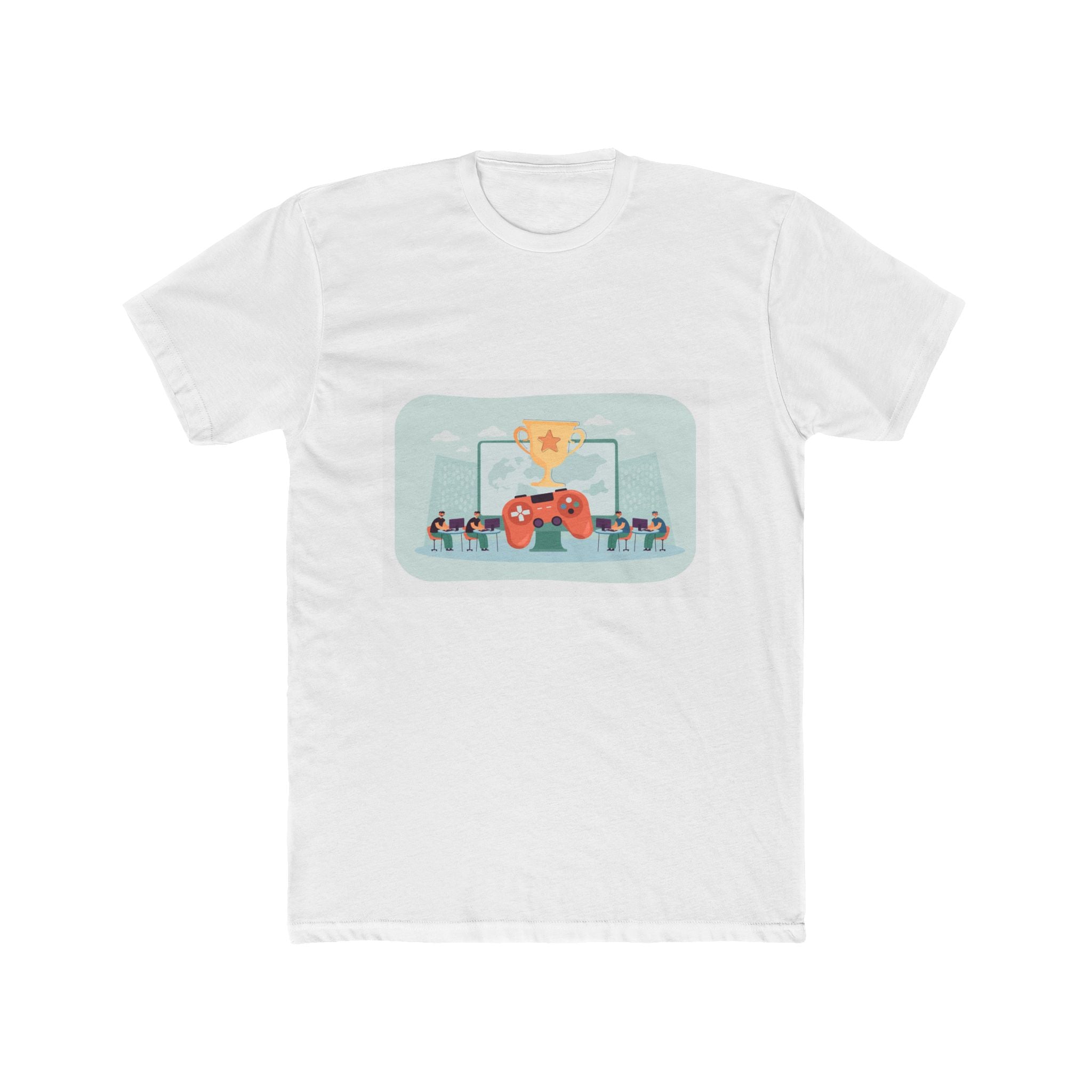 Gamer's Paradise Unisex Cotton Crew Tee, Gaming Shirt, Video Game T-Shirt, Gift for Gamers, Casual Wear, Fun Graphic Tee