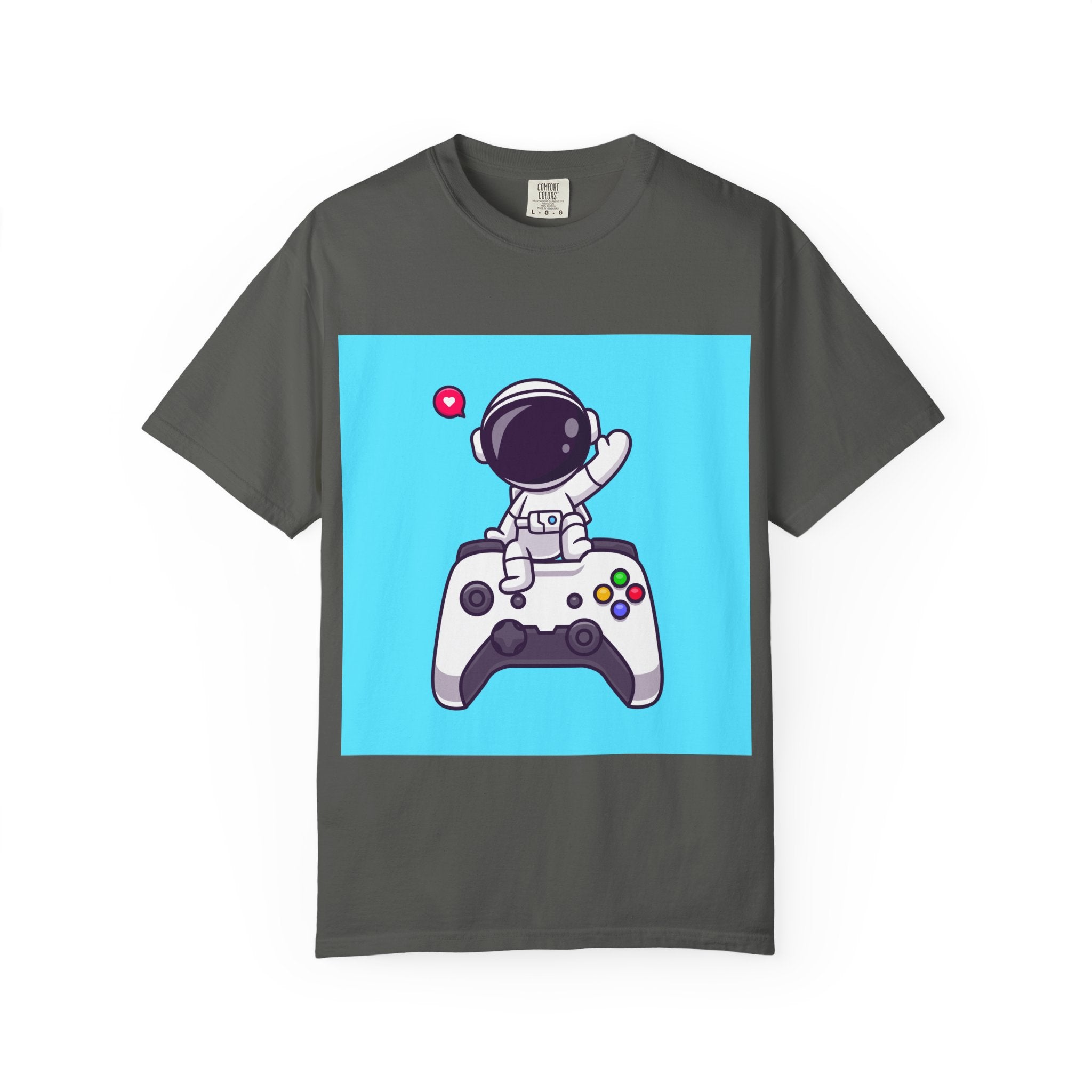 Astronaut Gamer T-Shirt, Unisex Gaming Shirt, Space-Themed Shirt, Gift for Gamers, Creative Casual Wear